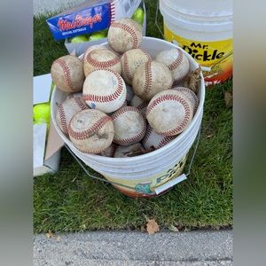 Bucket of baseballs… $1 per ball